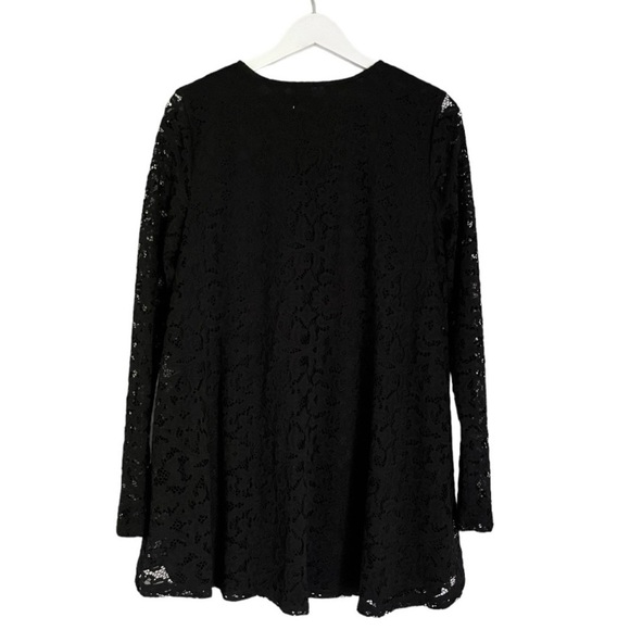 NWT Show Me Your MuMu Women’s Lace Tyler Tunic Mini Dress Black Size Small - Picture 5 of 11